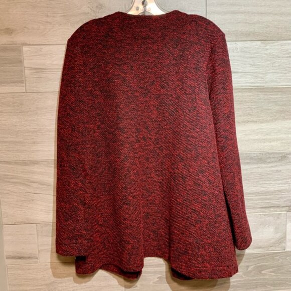 Point Zero Red and black open front jacket size Large - Picture 5 of 5